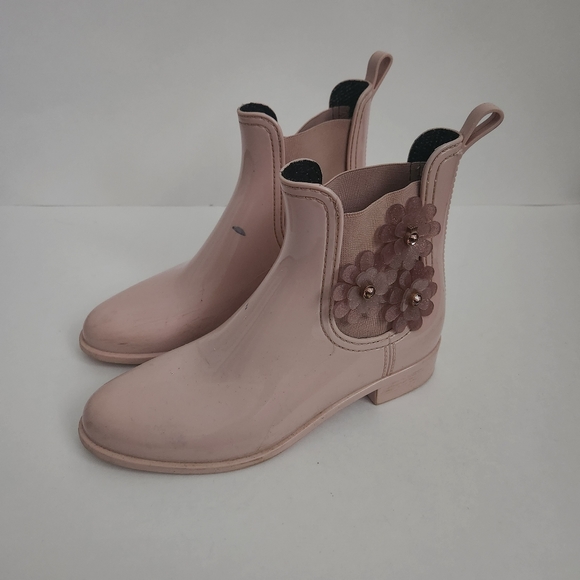 Lemon Jelly Shoes - Lemon Jelly rain boots pink flowers sz 38